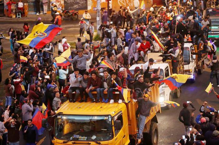 Gobierno y manifestantes dialogan en Ecuador. El Ejecutivo asegura que las primeras reuniones tienen el acompañamiento de la ONU y la Iglesia