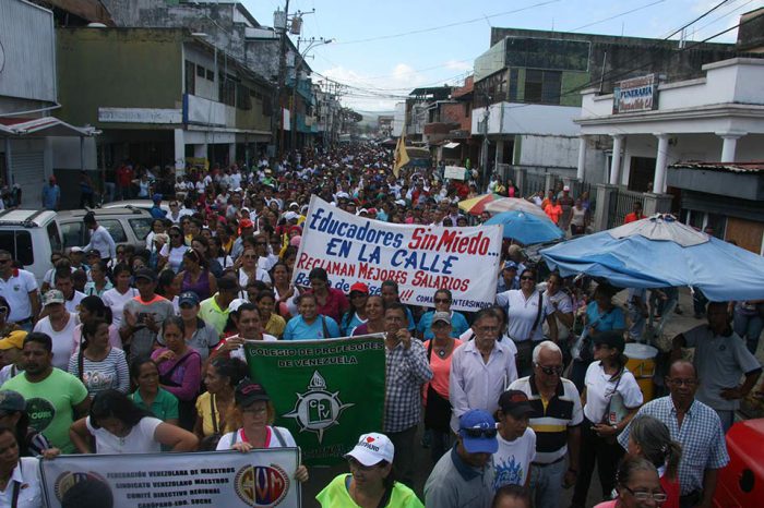 Protesta maestros
