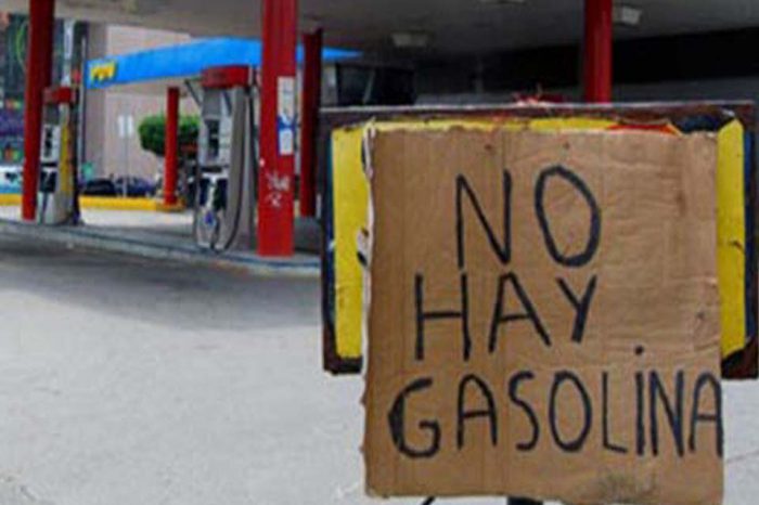 Escasez de gasolina