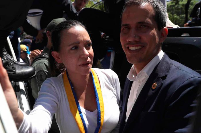 María Corina y Juan Guaidó