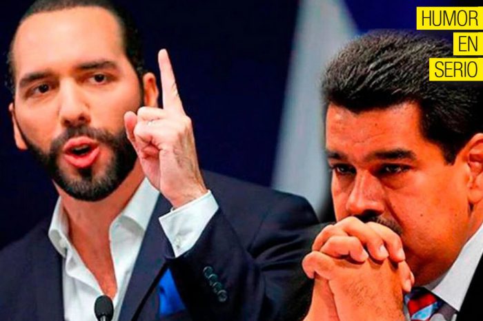 Nayib Bukele y Nicolas Maduro