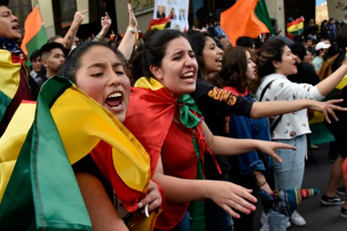 Protestas en Bolivia