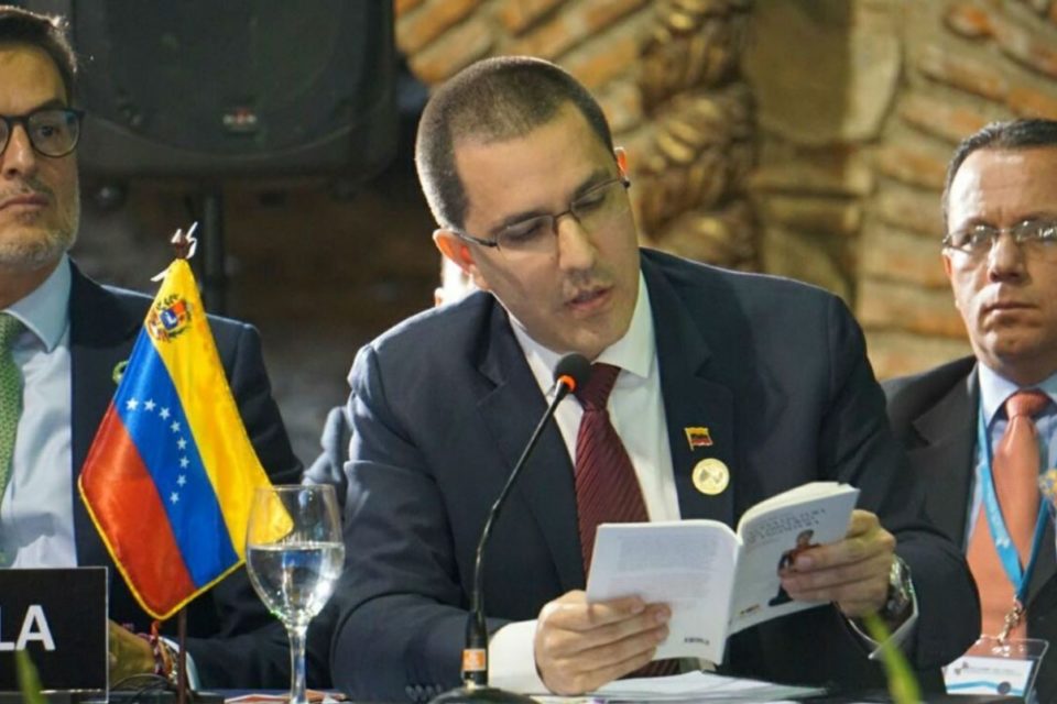 Jorge Arreaza covid-19 EEUU parlamentarias condolencias