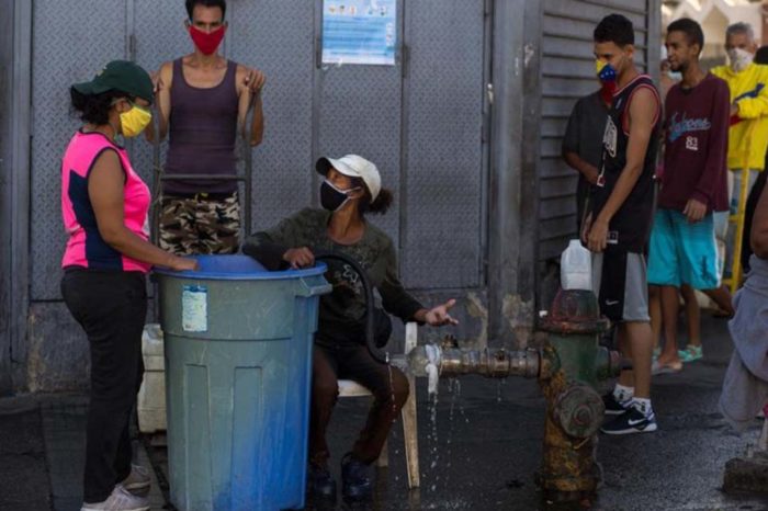 Falta de agua y coronavirus