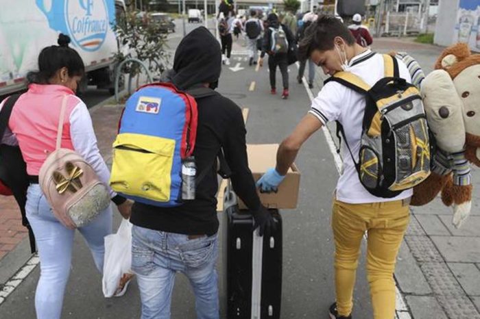 Migrantes venezolanos colombia