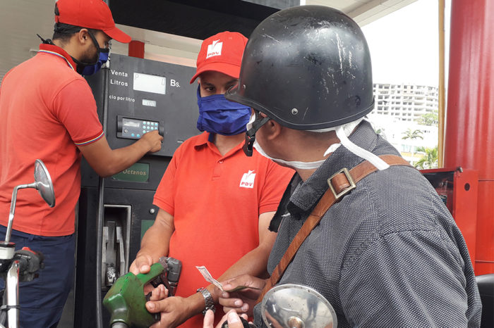 Gasolina escasea en cuarentena