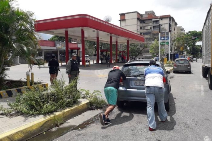 Protesta por gasolina