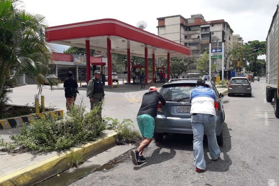Protesta por gasolina