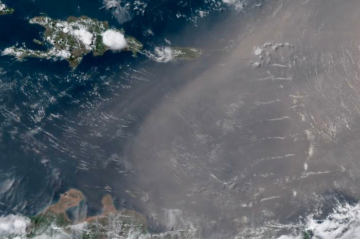 Nube de polvo de Sahara