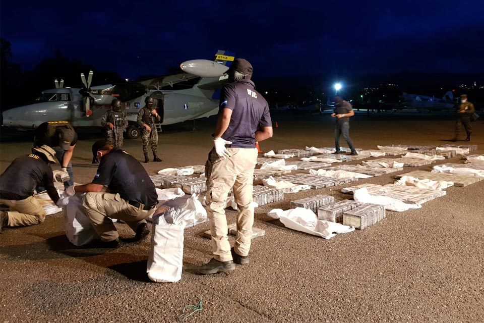 cocaína incautada en Honduras
