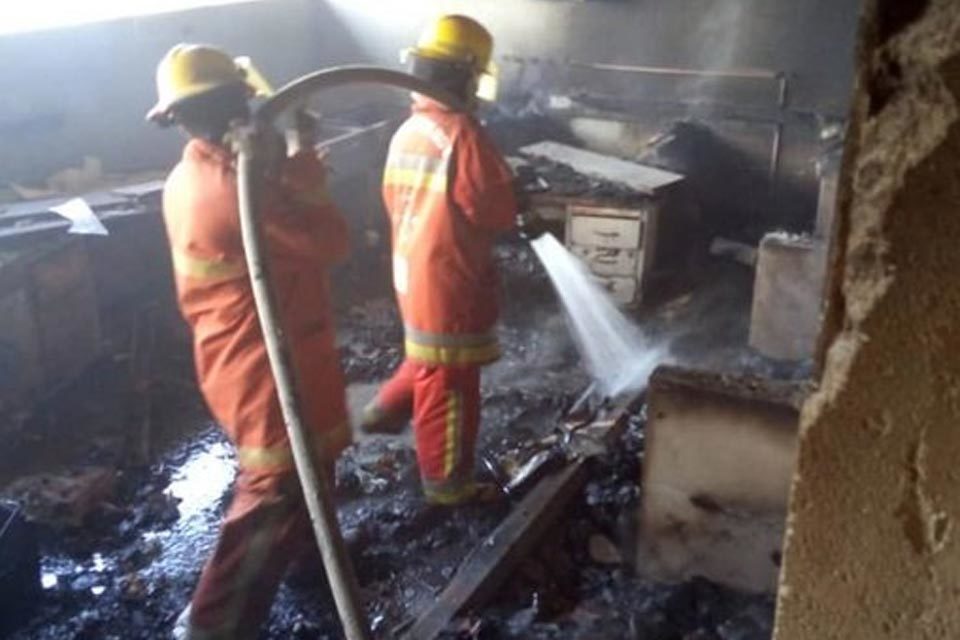 Incendio en la UDO