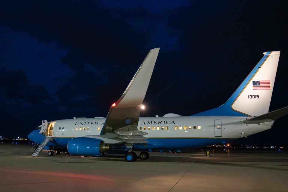 Avion mike pompeo EEUU