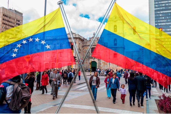 En colombiano, en venezolano Colombia