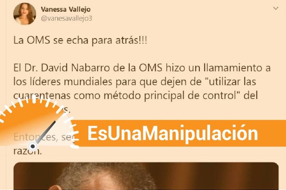 EsPaja OMS cuarentena