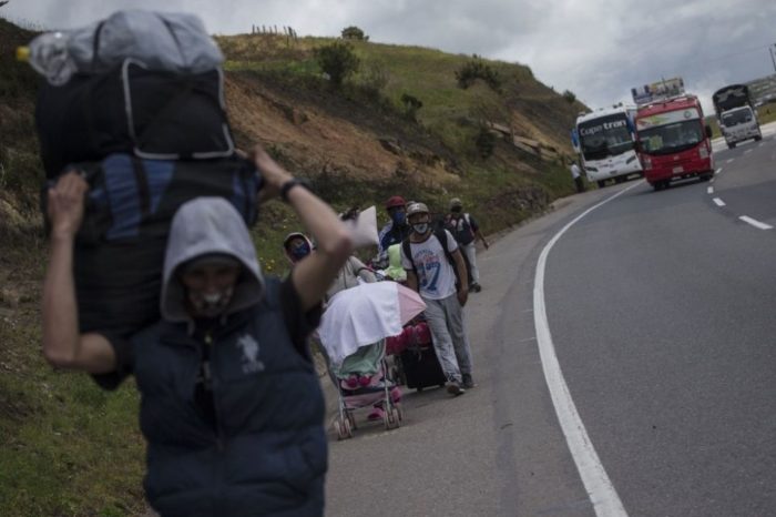 caminantes venezolanos