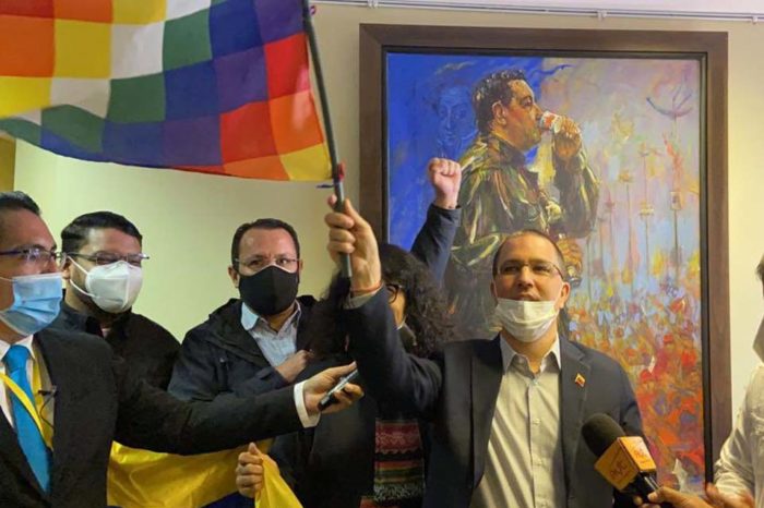 Arreaza Embajada Venezuela en Bolivia