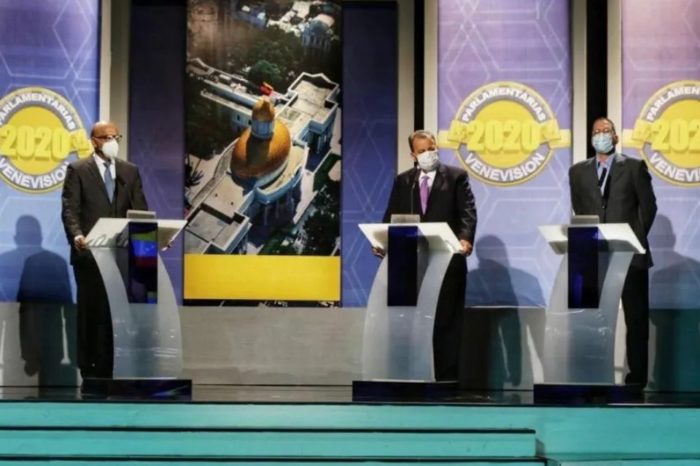 Sanciones se llevan el protagonismo en debate entre candidatos a la AN