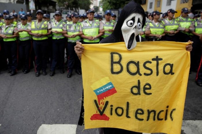Protesta contra violencia