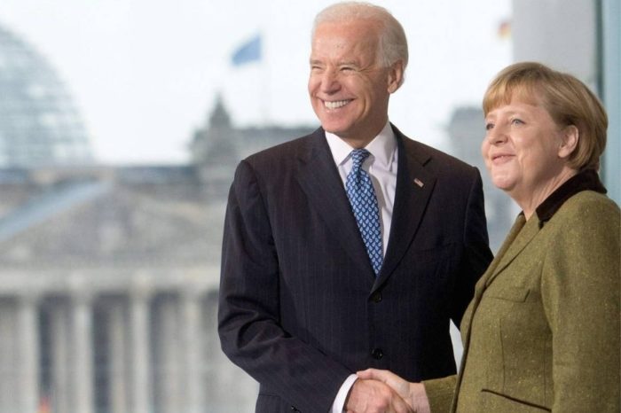 Biden y Merkel