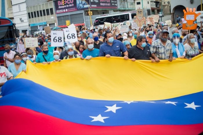 Trabajadores de la salud - marcha