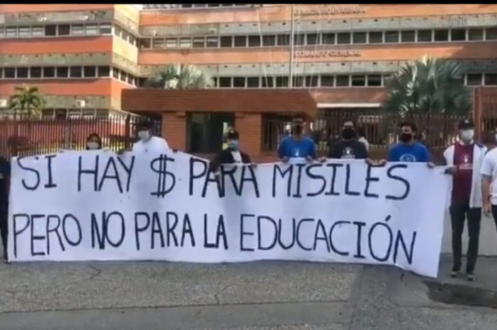 Estudiantes protesta