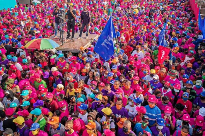 Marcha del PSUV en Zulia