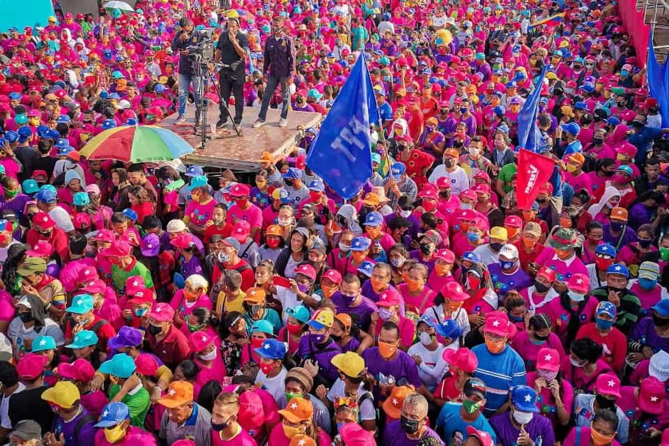 Marcha del PSUV en Zulia