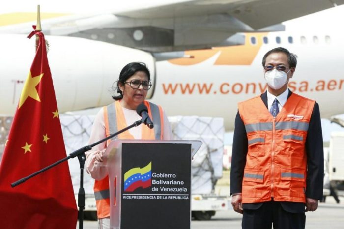 Delcy Rodriguez China ayuda humanitaria