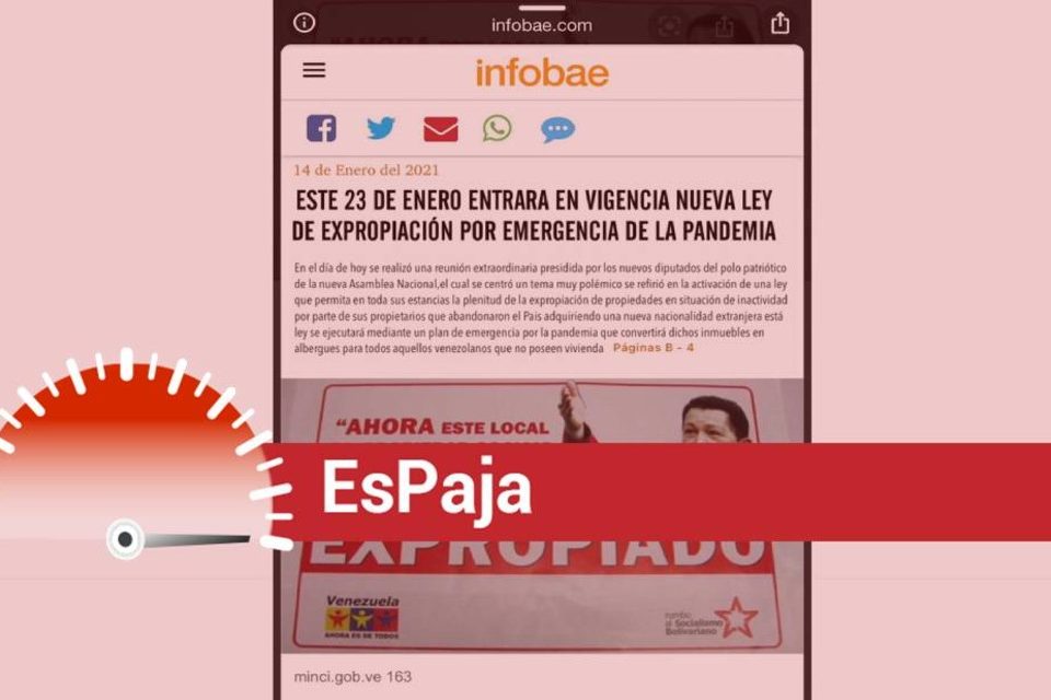 Expropiación pandemia EsPaja