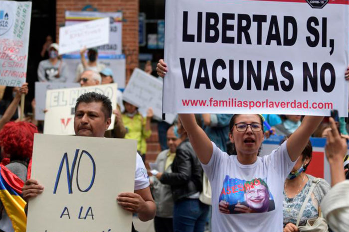 Los que no quieren vacunarse