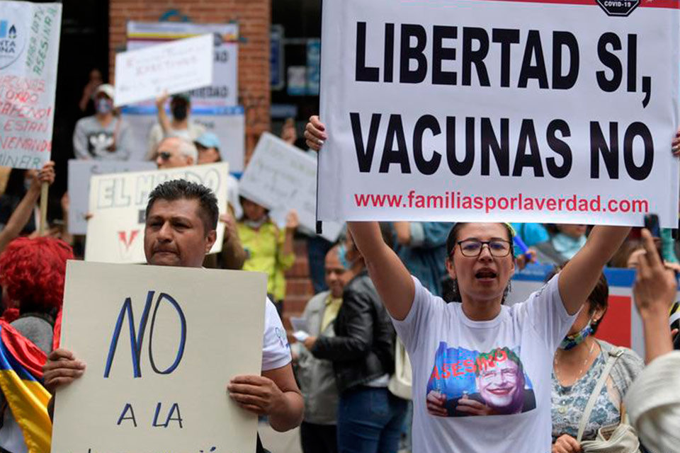 Los que no quieren vacunarse