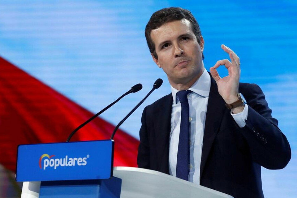 Pablo Casado, presidente del Partido Popular de España