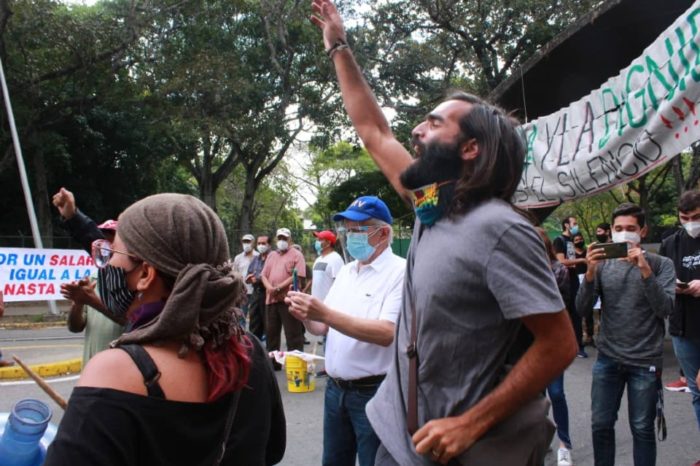 protesta UCV 23.01.2021 ong