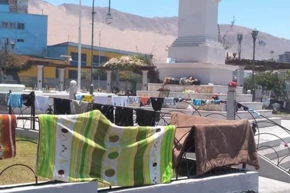 venezolanis Iquique Chile Cruz Roja