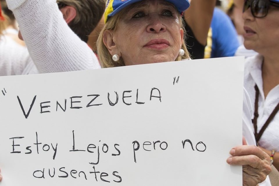 Venezolanos exiliados