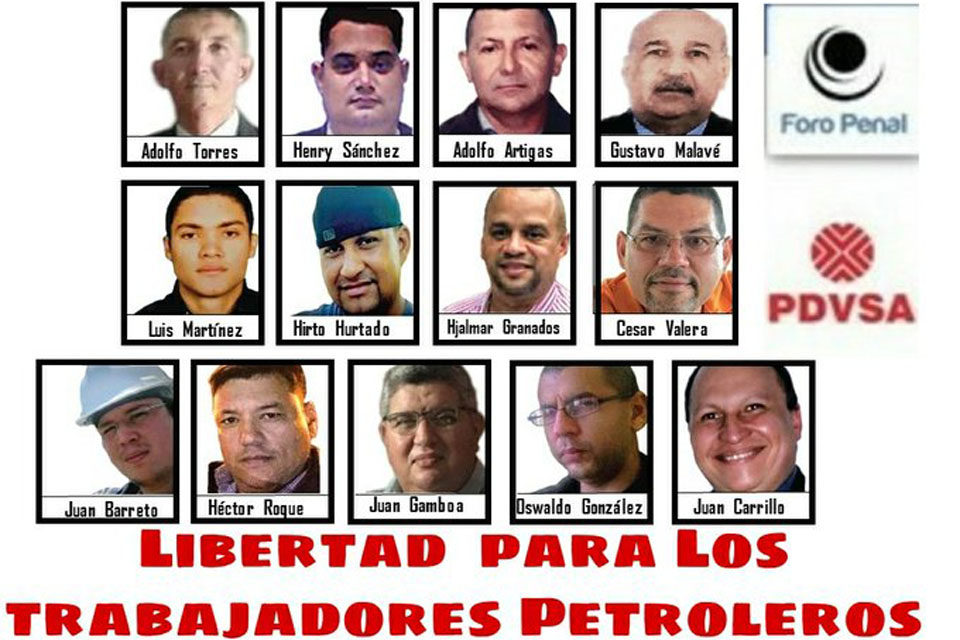 presos políticos Pdvsa