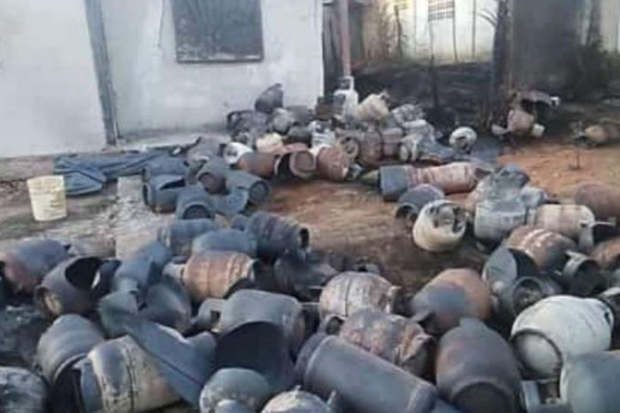 explosión de bombonas de gas