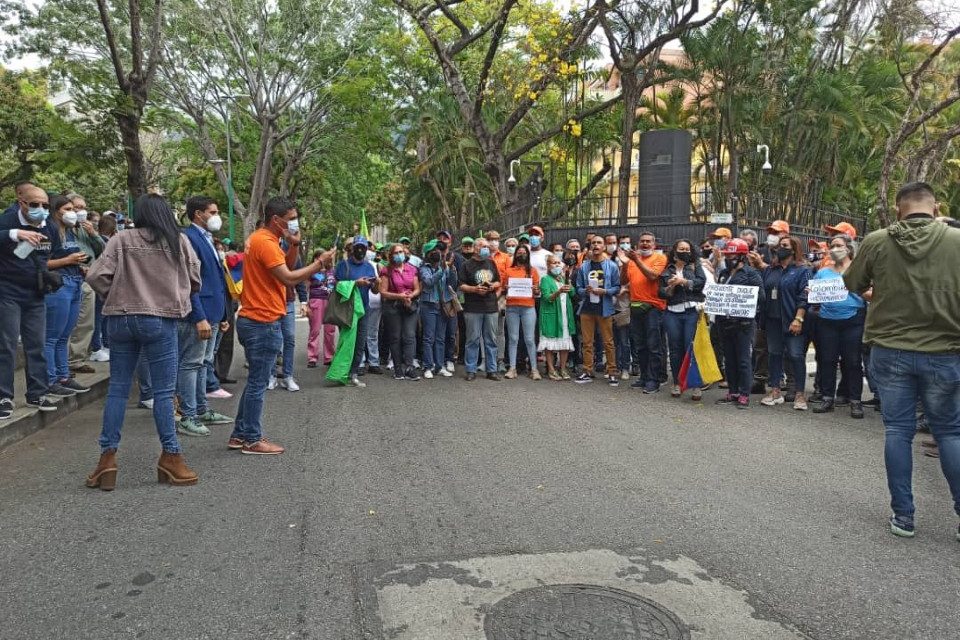 venezolanos embajada Colombia 19.02.2021