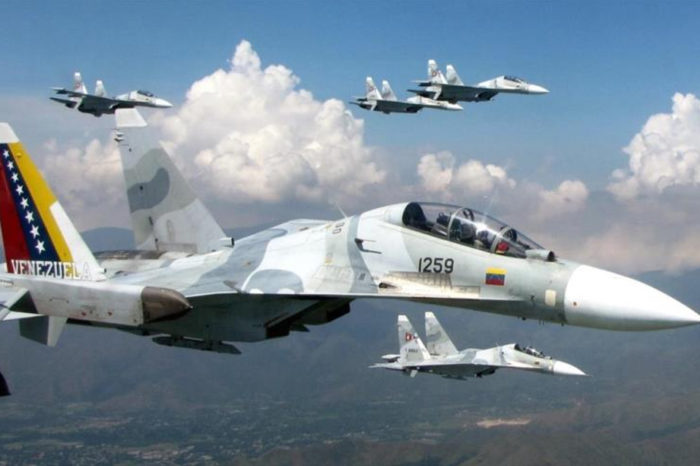 Sukhoi SU-30 sobrevolaron Guyana