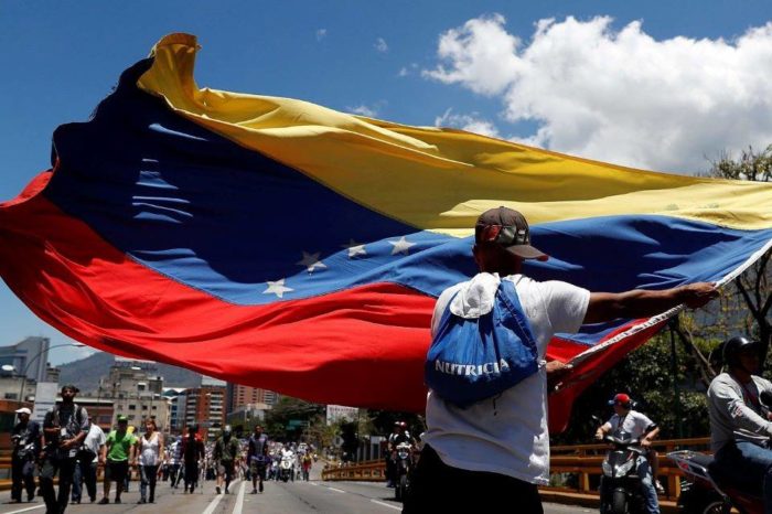 Sin dudas bandera manifestación