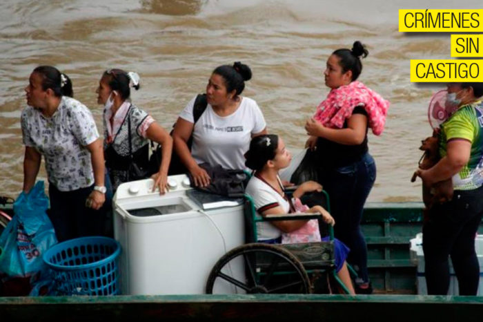 Zona de combate desplazados Apure