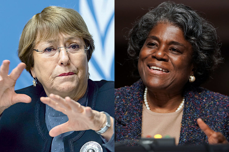 EEUU expresa a Bachelet preocupación sobre derechos humanos en Venezuela
