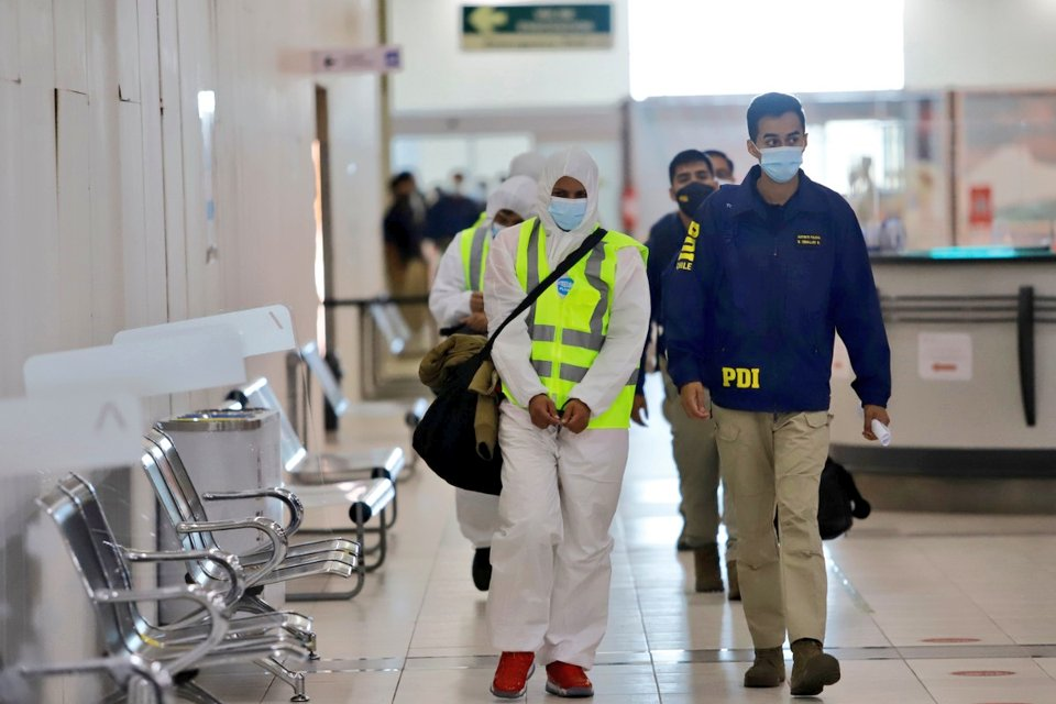 Chile inicia procedimiento de deportaciones y expulsa a 55 venezolanos