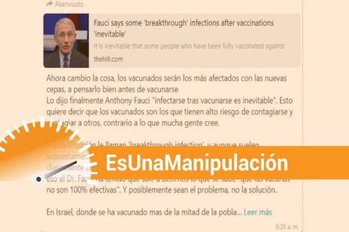 EsPaja Anthony Fauci covid-19