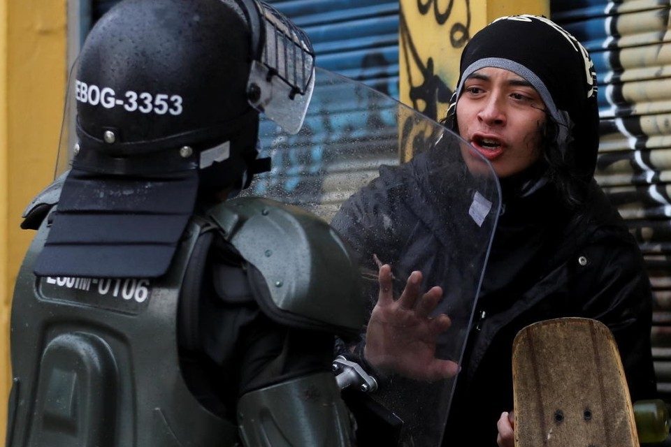 protesta Colombia