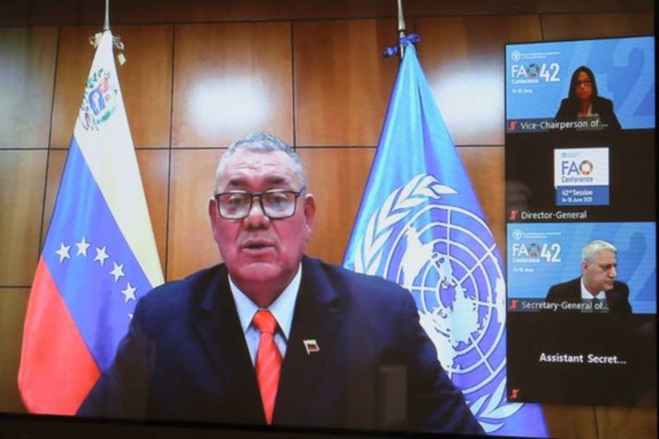 Carlos Leal tellería FAO Maduro EEUU