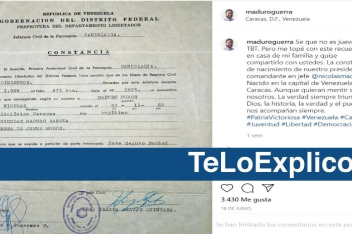 Maduro acta de nacimiento EsPaja