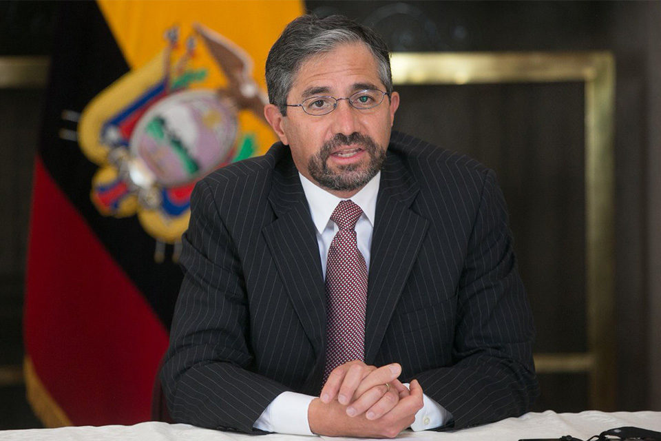 Mauricio Montalvo - canciller - ecuador