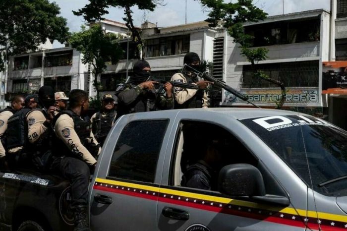 Caracas, zona de guerra