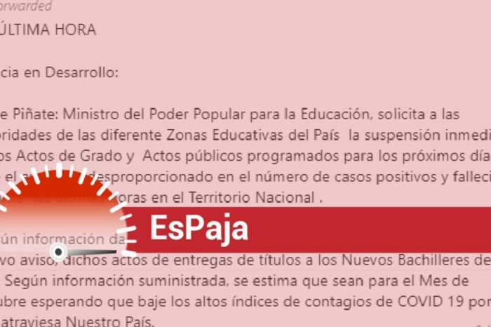 actos de grado suspenden Eduardo Piñate Educación Espaja